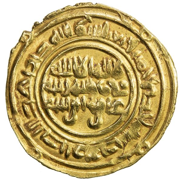 SULAYHID: 'Ali b. Muhammad, 1047-1081, AV dinar (2.43g), Zabid, AH451. VF