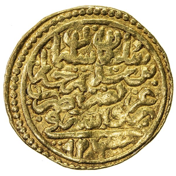 OTTOMAN EMPIRE: Suleyman I, 1520-1566, AV sultani (3.47g), Bursa, AH926. F