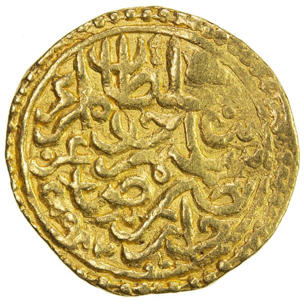 OTTOMAN EMPIRE: Murad III, 1574-1595, AV sultani (3.46g), Jaza'ir (Jezayir), AH982. F-VF