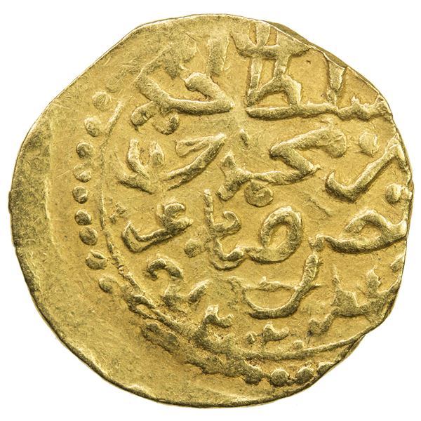 OTTOMAN EMPIRE: Ahmed I, 1603-1617, AV sultani (3.47g), Jaza'ir, AH"2002". VF