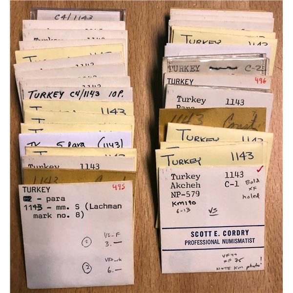 TURKEY: LOT of silver coins of Mahmud I