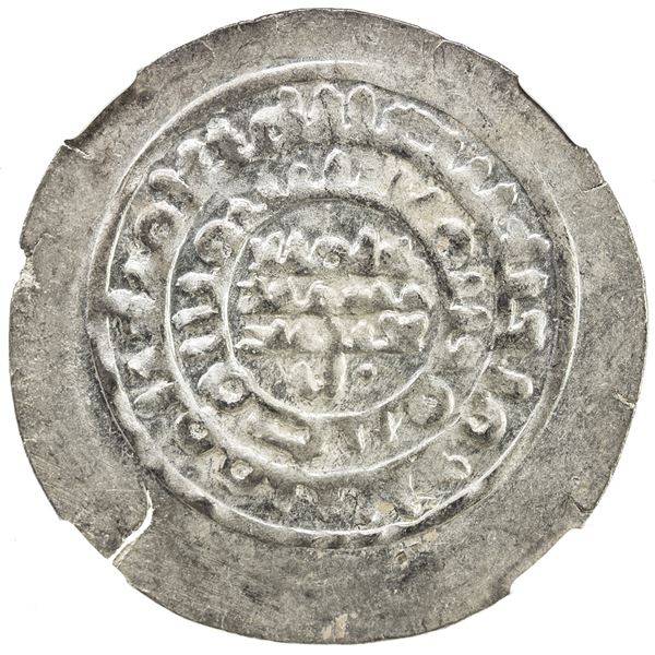 SAMANID: 'Abd al-Malik I, 954-961, AR dirham, NM, ND. NGC MS63