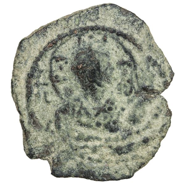 SALDUQIDS: Diya' al-Din Ghazi, 1116-1132, AE fals (4.14g), NM, ND. VF