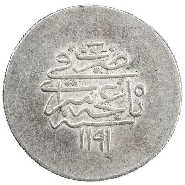 GIRAY KHANS: Shahin Giray, 1777-1783, AR 60 para (altmishlik, rouble) (22.89g), Baghcha-Saray, AH119