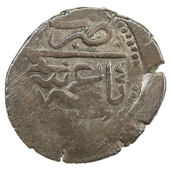 GIRAY KHANS: Shahin Giray, 1777-1783, BI kara-onluk (3.30g), Baghcha-Saray, AH1191 year 4. VF