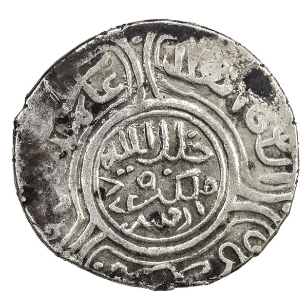 TIMURID: Timur, 1370-1405, AR 2 dinars (1.93g), Ardabil, AH789 (retrograde). VF