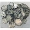 TIMURID: Timur, 1370-1405, LOT of 46 silver tankas, many different design types