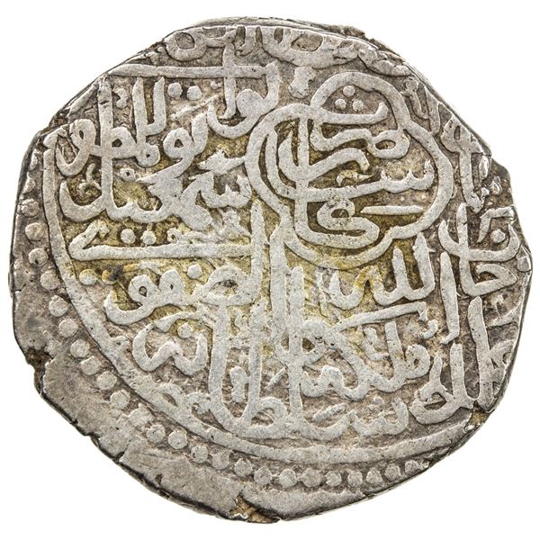 SAFAVID: Isma'il I, 1501-1524, AR 2 shahi (18.62g), Kashan, ND. VF
