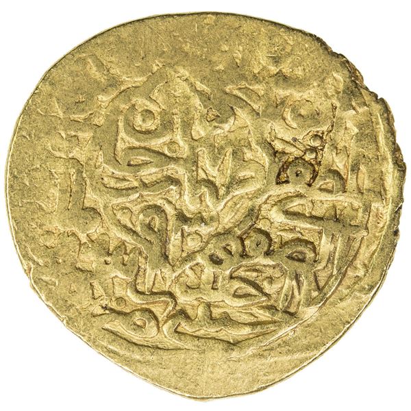 SAFAVID: Tahmasp I, 1524-1576, AV mithqal (4.66g), Kashan, AH930. F-VF