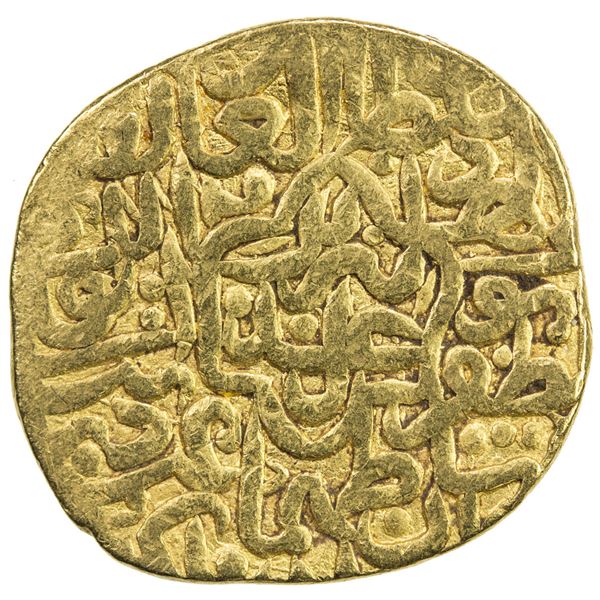 SAFAVID: Tahmasp I, 1524-1576, AV mithqal (4.62g), Tabriz, AH930. VF