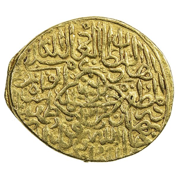 SAFAVID: Tahmasp I, 1524-1576, AV mithqal (4.64g), Tabriz, AH934. VF