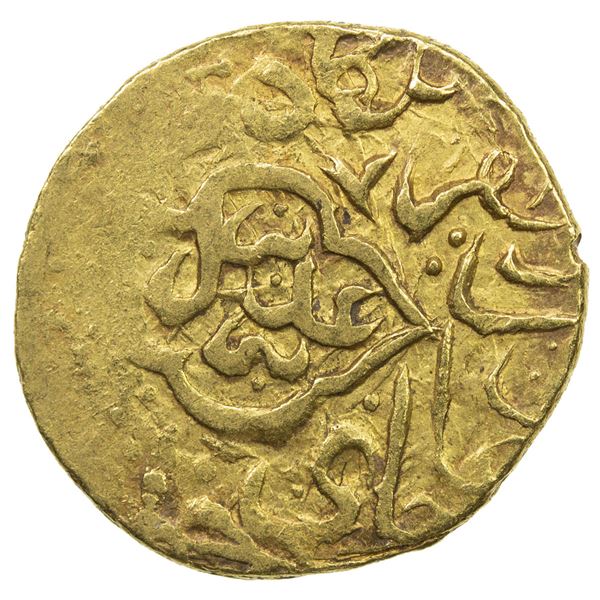 SAFAVID: Tahmasp I, 1524-1576, AV mithqal (4.61g), Tabriz, ND. F-VF