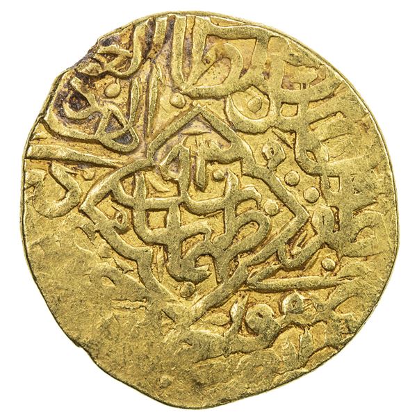 SAFAVID: Tahmasp I, 1524-1576, AV mithqal (4.64g), NM, AH930. VF
