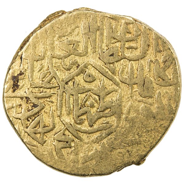 SAFAVID: Tahmasp I, 1524-1576, AV mithqal (4.65g), NM, ND. F