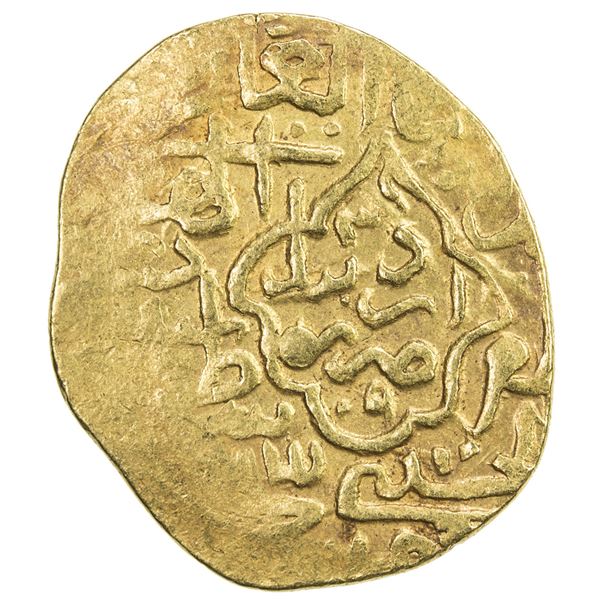SAFAVID: Tahmasp I, 1524-1576, AV heavy ashrafi (3.85g), Ardabil, AH(9)39. VF