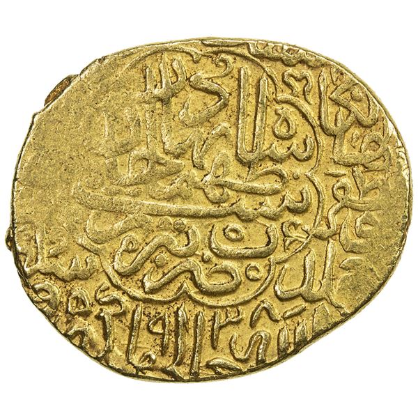 SAFAVID: Tahmasp I, 1524-1576, AV heavy ashrafi (3.92g), Tabriz, AH938. VF