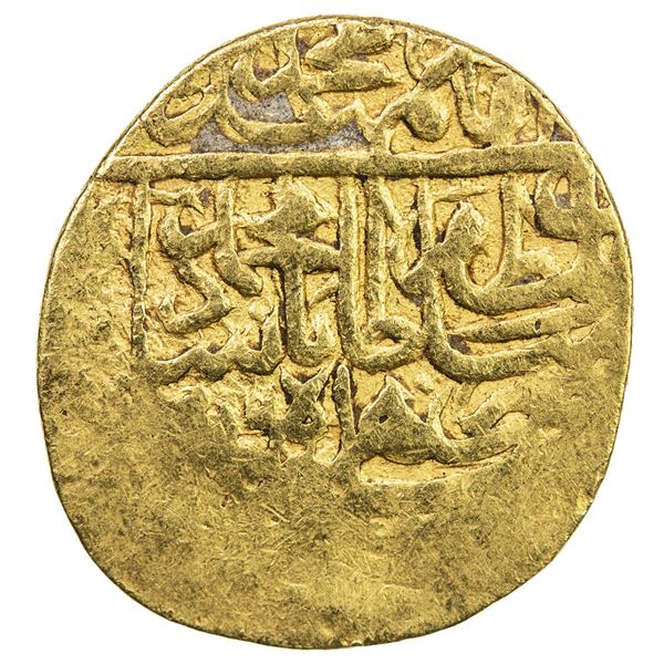 SAFAVID: Muhammad Khudabandah, 1578-1588, AV 1/2 mithqal (2.33g), Herat, AH986. VF