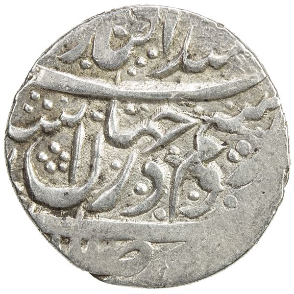 ZAND: 'Ali Murad Khan, 1781-1785, AR 1/3 rupi (3.80g), Rasht, ND/DM