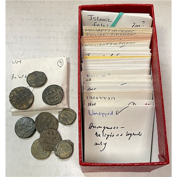 MEDIEVAL ISLAMIC: LOT of 37 copper coins