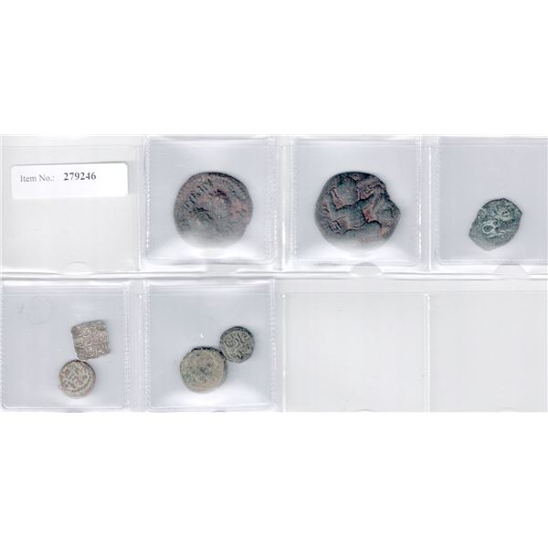 MEDIEVAL ISLAMIC: LOT of 7 coins