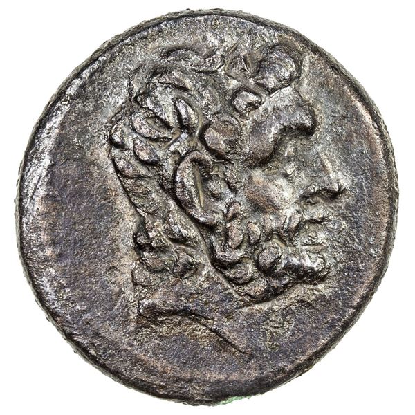 INDO-GREEK: Euthydemos I, ca. 230-200 BC, AE 17 (3.55g), Bop-23B, choice VF-EF