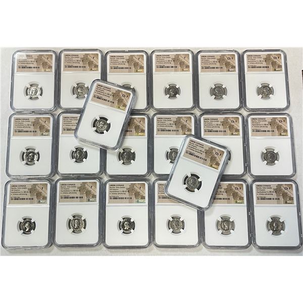 INDO-GREEK: Apollodotus II, ca. 80-65 BC