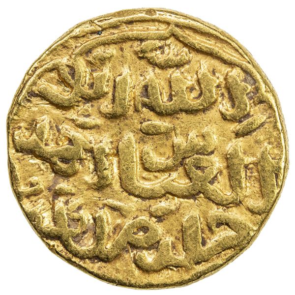 DELHI: Muhammad III, 1325-1351, AV tanka (11.01g), NM, ND. VF