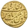 Image 2 : MUGHAL: Muhammad Shah, 1719-1748, AV mohur (10.94g), Shahjahanabad, AH113x year 8. VF