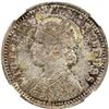 Image 1 : BRITISH INDIA: Victoria, Empress, 1876-1901, AR 1/4 rupee, 1880-C. NGC AU58