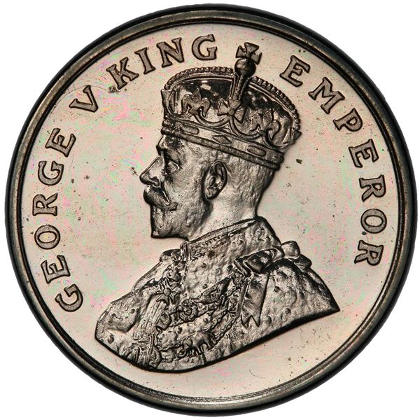 BRITISH INDIA: George V, 1910-1936, 8 annas, 1920(c). PCGS PF63