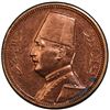 Image 1 : EGYPT: Fuad I, as King, 1922-1936, AE 2 milliemes, 1929/AH1348. PCGS PF62