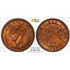 Image 1 : CEYLON: George VI, 1936-1952, AE cent, 1945. PCGS PF65