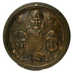 Plaque Commemorating East-West Atlantic Flight