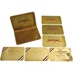 Group of 1930 Air Race Passes