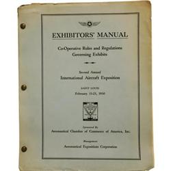 Exhibitor's Manual for 1930 Aircraft Exposition