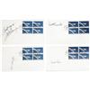 Image 1 : 4 First Day Covers Signed by Mercury Astronauts