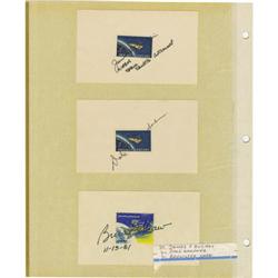 Lot of Seven Astronaut Signatures