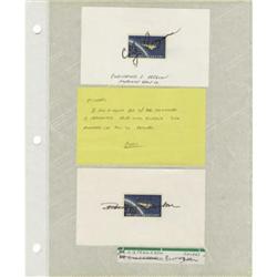 Lot of Twelve Astronaut Signatures