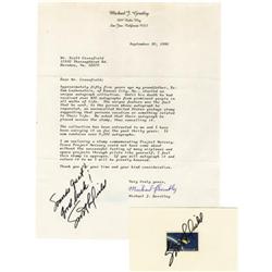 Lot of Ten Astronaut and Test Pilot Signatures
