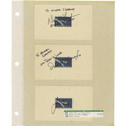 Lot of Ten Astronaut and Test Pilot Signatures