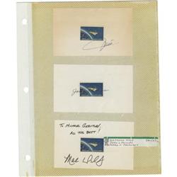 Lot of Ten Astronaut Signatures