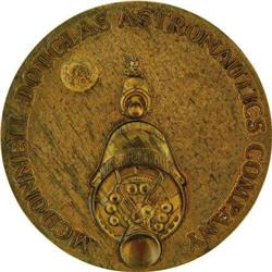 Apollo 11 Moon Landing Bronze Medallion