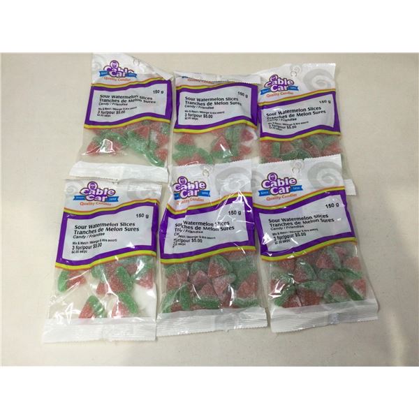 Cable Car Sour Watermelon Slices (6 x 150g)