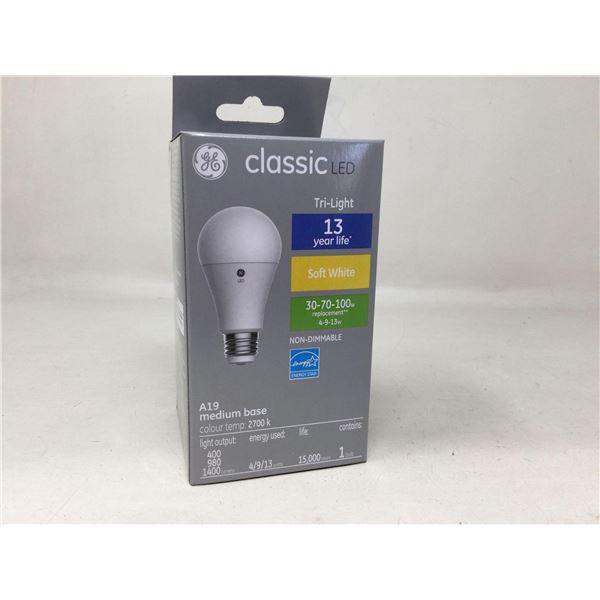GE Classic LED Tri-Light Soft White (replaces 30/70/100 watts)