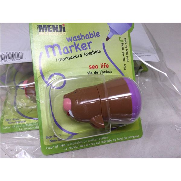 Menji Washable marker- Walrus (2 x 4)