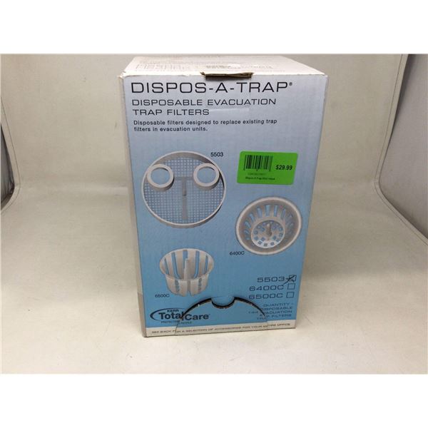 Dispos-A-Trap Disposable Evacuation Trap Filters