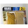 Image 2 : Holmes Workwear Cowhide Leather Gloves 2pk (L)