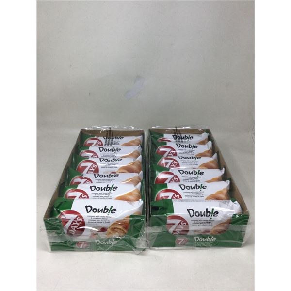 7 Days Double Vanilla Croissant w/ Strawberry Fillings (6 x 75g) Lot of 2