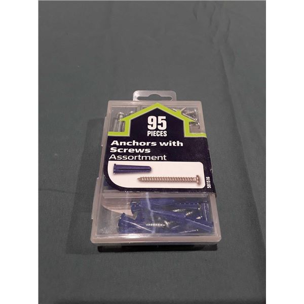 95pc Anchors with Screws