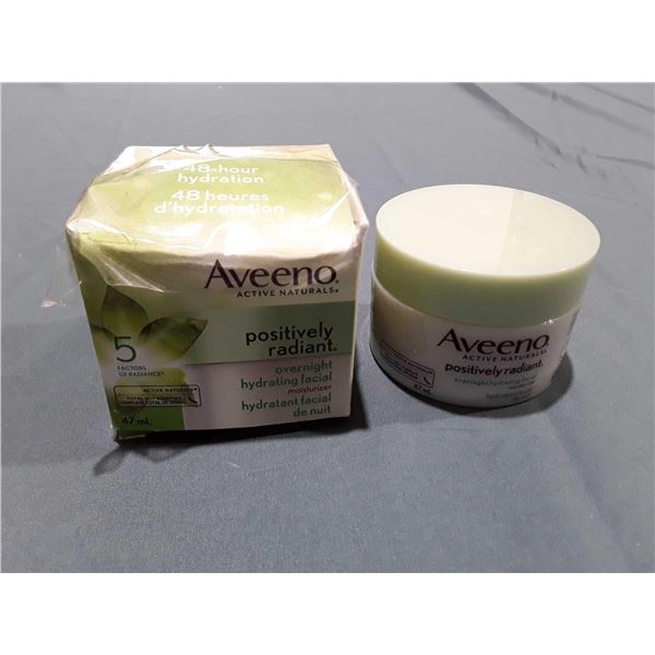 Aveeno Positively Radiant Overnight Hydrating Facial Moisturizer (47ml)